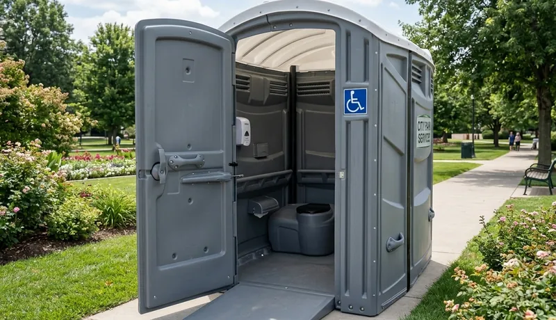 ADA-Compliant Porta Potty event setup in Oklahoma City, OK