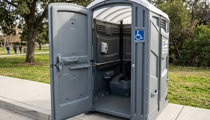 ADA-Compliant Porta Potty rental unit in Oklahoma City, OK