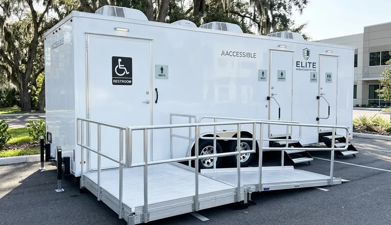 ADA Restroom Trailer construction deployment in Oklahoma City, OK