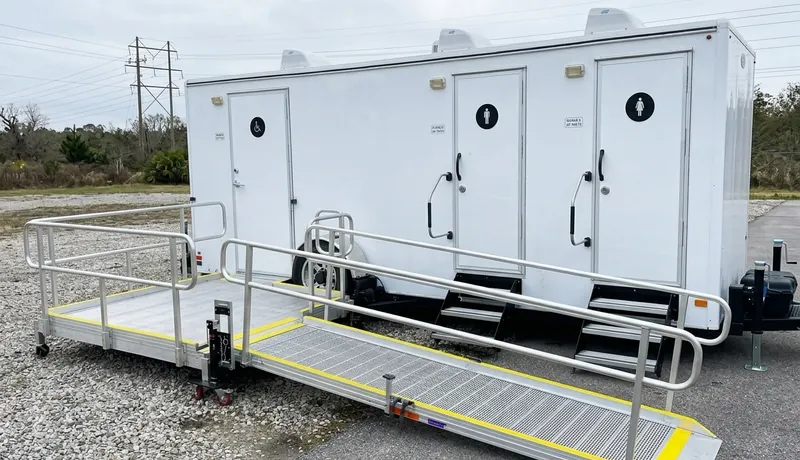 ADA Restroom Trailer rental unit in Oklahoma City, OK