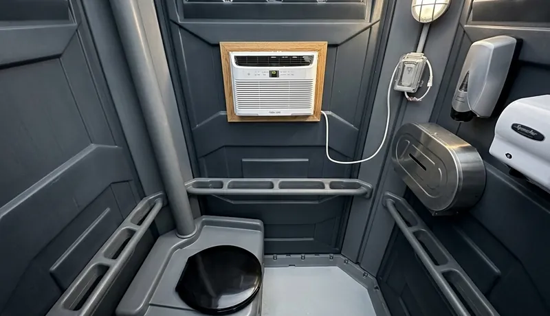 Climate-Controlled Porta Potty on-site placement in Oklahoma City, OK