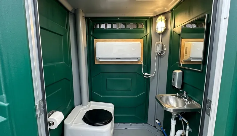 Climate-Controlled Porta Potty construction deployment in Oklahoma City, OK