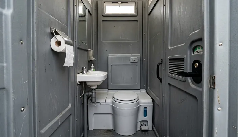 Flushable Porta Potty delivery to site in Oklahoma City, OK