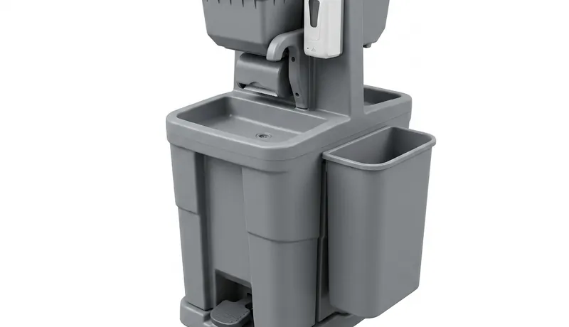 Portable Sink Station construction deployment in Oklahoma City, OK