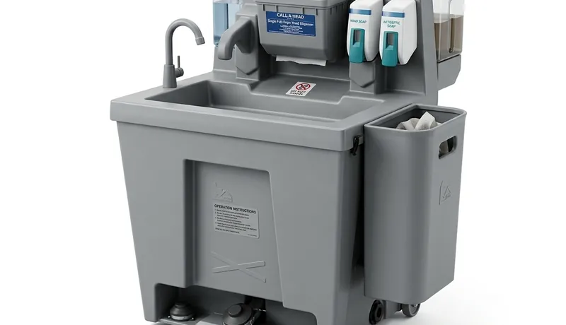 Portable Sink Station delivery to site in Oklahoma City, OK