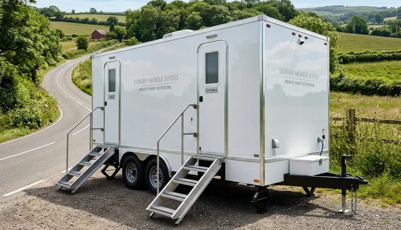 Restroom Trailer clean interior in Oklahoma City, OK