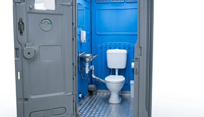 Sewer-Connected Portable Toilet in Oklahoma City