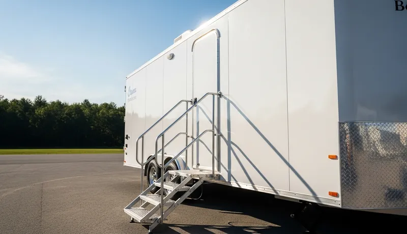 Shower Trailer delivery to site in Oklahoma City, OK