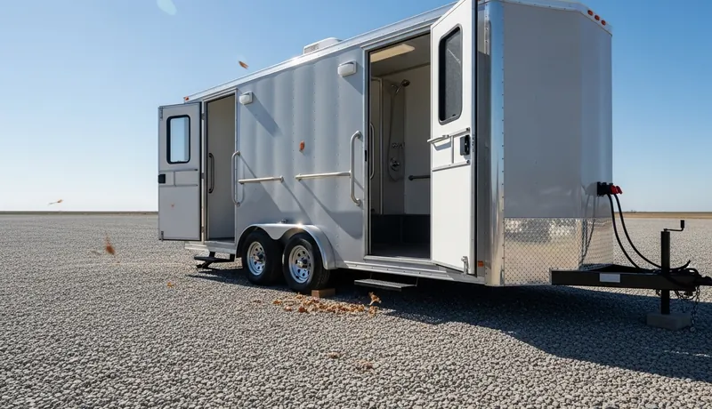 Shower Trailer clean interior in Oklahoma City, OK