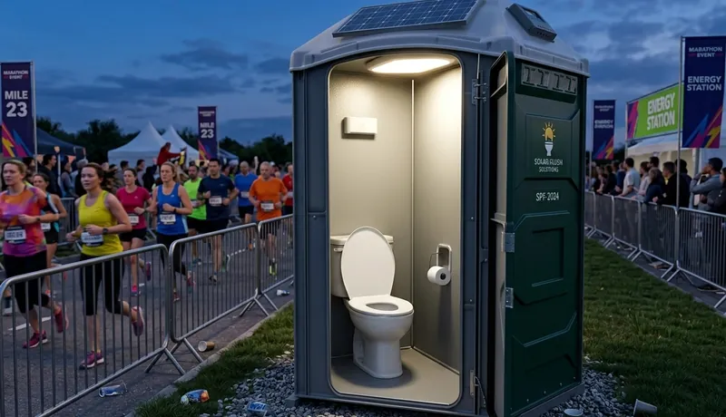 Solar-Powered Porta Potty in Oklahoma City