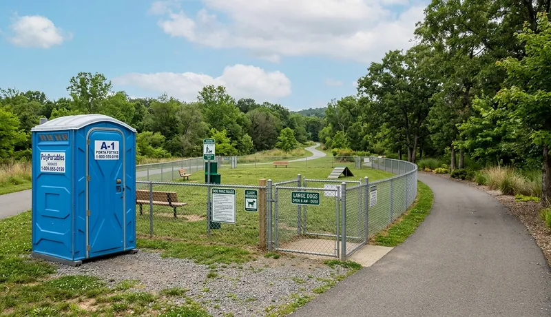 Standard Porta Potty rental unit in Oklahoma City, OK
