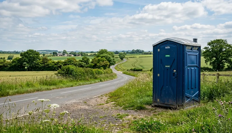 Standard Porta Potty event setup in Oklahoma City, OK